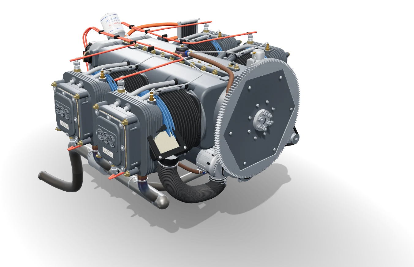 Lycoming IO-390 engine model
